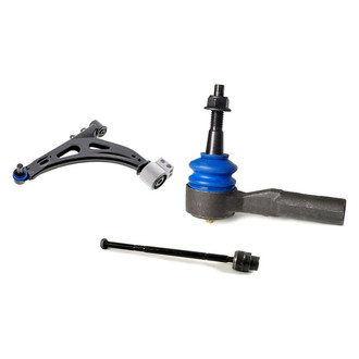 Mevotech® - Supreme™ Front Driver Side Lower Control Arm with Ball Joint and Tie Rod End Kit