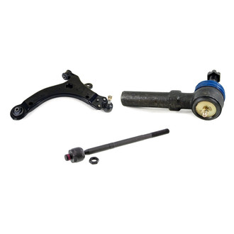 Mevotech® - Supreme™ Front Driver Side Lower Control Arm with Ball Joint and Tie Rod End Kit