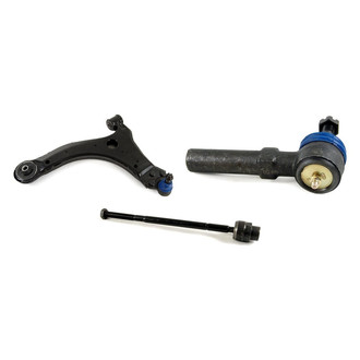 Mevotech® - Supreme™ Front Driver Side Lower Control Arm with Ball Joint and Tie Rod End Kit