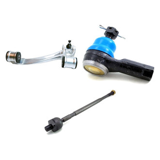 Mevotech® - Supreme™ Front Driver Side Lower Control Arm with Ball Joint and Tie Rod End Kit