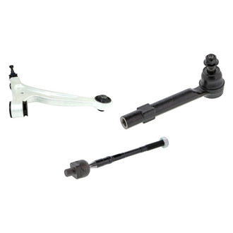 Mevotech® - Supreme™ Front Driver Side Lower Control Arm with Ball Joint and Tie Rod End Kit