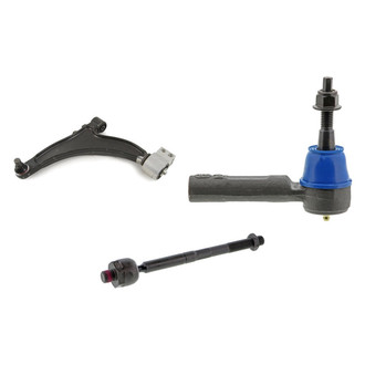Mevotech® - Supreme™ Front Driver Side Lower Control Arm with Ball Joint and Tie Rod End Kit