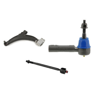 Mevotech® - Supreme™ Front Driver Side Lower Control Arm with Ball Joint and Tie Rod End Kit