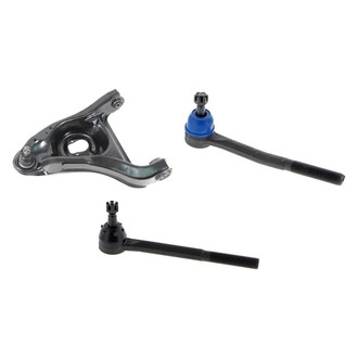 Mevotech® - Supreme™ Front Driver Side Lower Control Arm with Ball Joint and Tie Rod End Kit