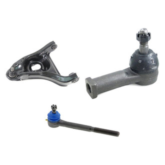 Mevotech® - Supreme™ Front Driver Side Lower Control Arm with Ball Joint and Tie Rod End Kit