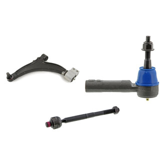 Mevotech® - Supreme™ Front Driver Side Lower Control Arm with Ball Joint and Tie Rod End Kit