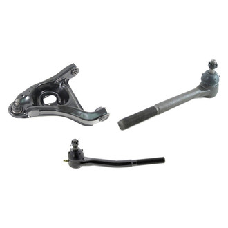 Mevotech® - Supreme™ Front Driver Side Lower Control Arm with Ball Joint and Tie Rod End Kit