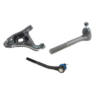 Mevotech® - Supreme™ Front Driver Side Lower Control Arm with Ball Joint and Tie Rod End Kit