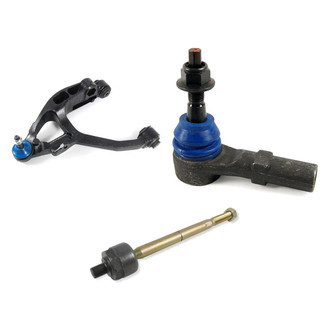 Mevotech® - Supreme™ Front Driver Side Lower Control Arm with Ball Joint and Tie Rod End Kit