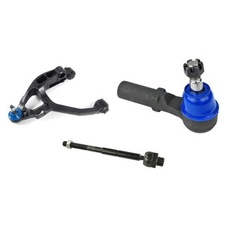 Mevotech® - Supreme™ Front Driver Side Lower Control Arm with Ball Joint and Tie Rod End Kit
