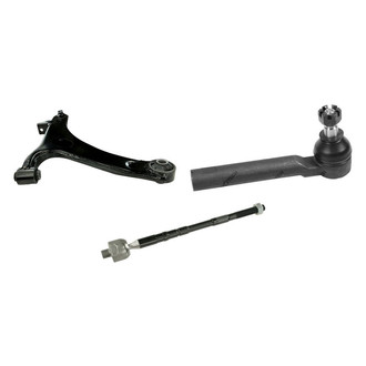 Mevotech® - Supreme™ Front Driver Side Lower Control Arm with Ball Joint and Tie Rod End Kit