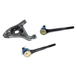 Mevotech® - Supreme™ Front Driver Side Lower Control Arm with Ball Joint and Tie Rod End Kit