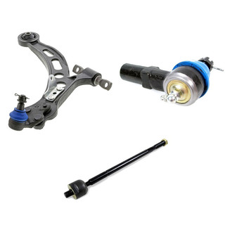 Mevotech® - Supreme™ Front Driver Side Lower Control Arm with Ball Joint and Tie Rod End Kit