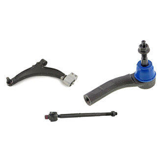 Mevotech® - Supreme™ Front Driver Side Lower Control Arm with Ball Joint and Tie Rod End Kit
