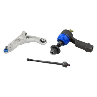 Mevotech® - Supreme™ Front Driver Side Lower Control Arm with Ball Joint and Tie Rod End Kit