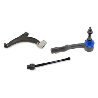 Mevotech® - Supreme™ Front Driver Side Lower Control Arm with Ball Joint and Tie Rod End Kit
