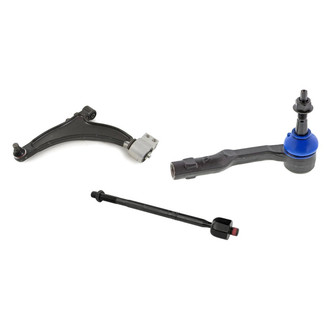 Mevotech® - Supreme™ Front Driver Side Lower Control Arm with Ball Joint and Tie Rod End Kit