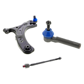 Mevotech® - Supreme™ Front Driver Side Lower Control Arm with Ball Joint and Tie Rod End Kit