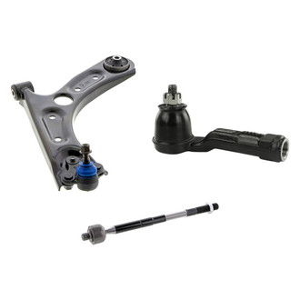 Mevotech® - Supreme™ Front Driver Side Lower Control Arm with Ball Joint and Tie Rod End Kit