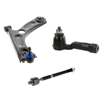 Mevotech® - Supreme™ Front Driver Side Lower Control Arm with Ball Joint and Tie Rod End Kit
