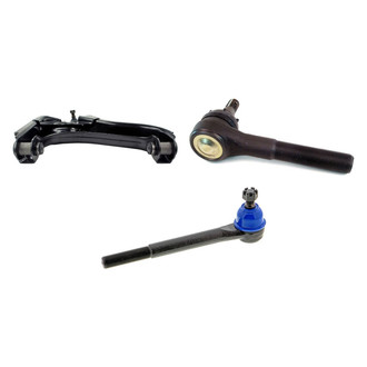 Mevotech® - Supreme™ Front Driver Side Lower Control Arm with Ball Joint and Tie Rod End Kit