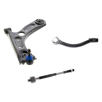 Mevotech® - Supreme™ Front Driver Side Lower Control Arm with Ball Joint and Tie Rod End Kit