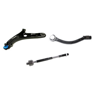Mevotech® - Supreme™ Front Driver Side Lower Control Arm with Ball Joint and Tie Rod End Kit
