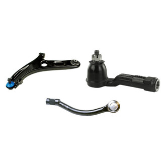 Mevotech® - Supreme™ Front Driver Side Lower Control Arm with Ball Joint and Tie Rod End Kit