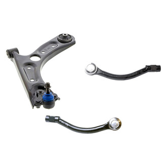 Mevotech® - Supreme™ Front Driver Side Lower Control Arm with Ball Joint and Tie Rod End Kit