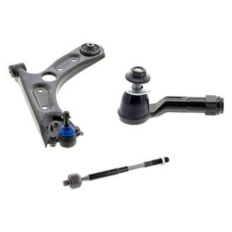 Mevotech® - Supreme™ Front Driver Side Lower Control Arm with Ball Joint and Tie Rod End Kit