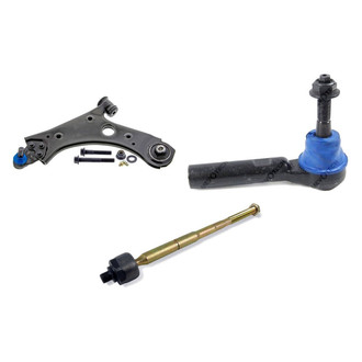 Mevotech® - Supreme™ Front Driver Side Lower Control Arm with Ball Joint and Tie Rod End Kit
