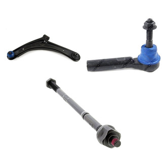 Mevotech® - Supreme™ Front Driver Side Lower Control Arm with Ball Joint and Tie Rod End Kit