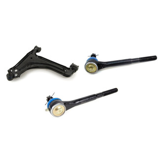 Mevotech® - Supreme™ Front Driver Side Lower Control Arm with Ball Joint and Tie Rod End Kit