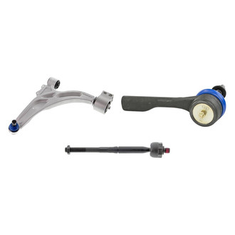Mevotech® - Supreme™ Front Driver Side Lower Control Arm with Ball Joint and Tie Rod End Kit