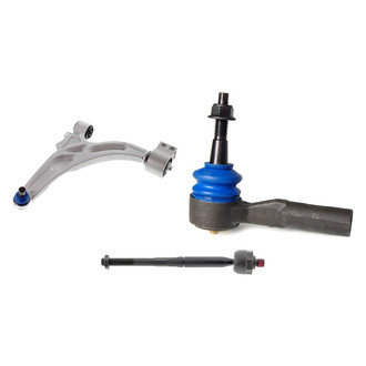 Mevotech® - Supreme™ Front Driver Side Lower Control Arm with Ball Joint and Tie Rod End Kit