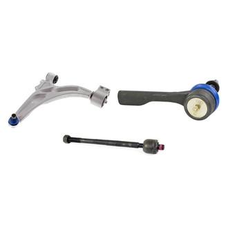 Mevotech® - Supreme™ Front Driver Side Lower Control Arm with Ball Joint and Tie Rod End Kit