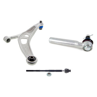 Mevotech® - Supreme™ Front Driver Side Lower Control Arm with Ball Joint and Tie Rod End Kit