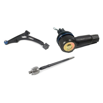 Mevotech® - Supreme™ Front Driver Side Lower Control Arm with Ball Joint and Tie Rod End Kit