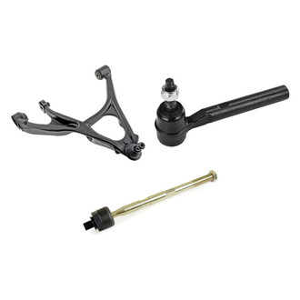 Mevotech® - Supreme™ Front Driver Side Lower Control Arm with Ball Joint and Tie Rod End Kit