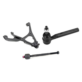 Mevotech® - Supreme™ Front Driver Side Lower Control Arm with Ball Joint and Tie Rod End Kit