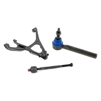 Mevotech® - Supreme™ Front Driver Side Lower Control Arm with Ball Joint and Tie Rod End Kit
