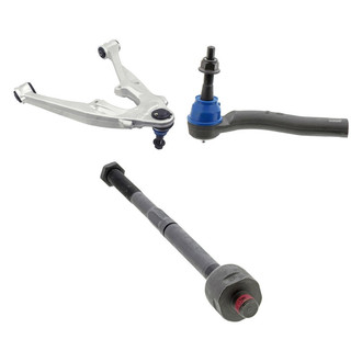 Mevotech® - Supreme™ Front Driver Side Lower Control Arm with Ball Joint and Tie Rod End Kit