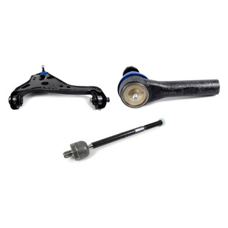Mevotech® - Supreme™ Front Driver Side Lower Control Arm with Ball Joint and Tie Rod End Kit