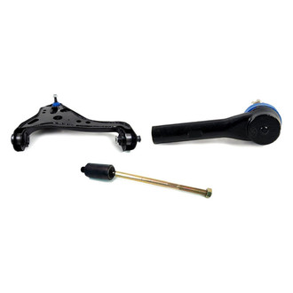 Mevotech® - Supreme™ Front Driver Side Lower Control Arm with Ball Joint and Tie Rod End Kit