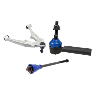 Mevotech® - Supreme™ Front Driver Side Lower Control Arm with Ball Joint and Tie Rod End Kit