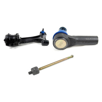 Mevotech® - Supreme™ Front Driver Side Lower Control Arm with Ball Joint and Tie Rod End Kit