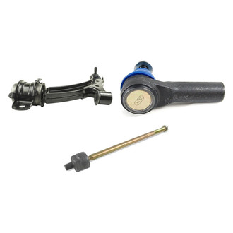 Mevotech® - Supreme™ Front Driver Side Lower Control Arm with Ball Joint and Tie Rod End Kit