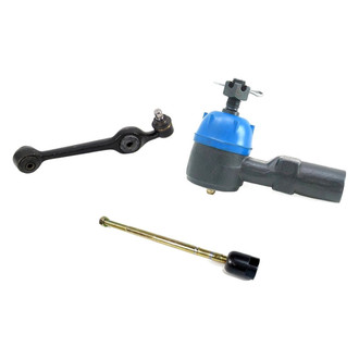 Mevotech® - Supreme™ Front Driver Side Lower Control Arm with Ball Joint and Tie Rod End Kit