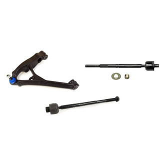 Mevotech® - Supreme™ Front Driver Side Lower Control Arm with Ball Joint and Tie Rod End Kit