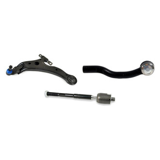 Mevotech® - Supreme™ Front Driver Side Lower Control Arm with Ball Joint and Tie Rod End Kit